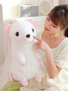 1PC40cm 15,74in Búp bê chồn lông mềm mại mới đuôi ngắn Đồ chơi sang trọng Gối ngủ Gối sofa Gối chuột - Nhiều màu - Xem 7