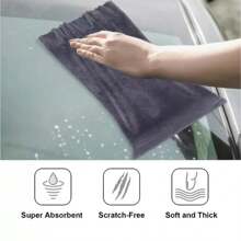 4/8 件可重复使用和可清洗的超强吸水超细纤维清洁布，适用于拖把、地板和窗户清洁，现代风格，无纺布，吸水快干