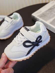 女童休闲运动鞋儿童透气软底防滑运动鞋，春季新品时尚品牌 - 黑色 - 查看 7