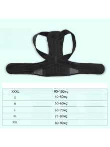 Correttore posturale ComfortFit per uomo e donna - Regolabile, ortopedico traspirante - Supporto senza cuciture per schiena superiore, colonna vertebrale, collo e spalle - Ideale per uso quotidiano, stabilizzazione clavicolare - Promuove una postura sana, previene l'incurvamento degli accessori per palestra Fajas lumbari