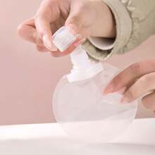 3/6 件套浓沐浴露、乳液旅行容器、便携式可再填充透明液体泵瓶，适用于化妆品、洗发水 - 無色 - 查看 8