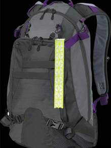 High Visibility Reflective Keychain, Backpack Pendant - Orange, Green, And Black/White Double-Sided Safety Strips - Durable Nylon Ribbon With Mountain Buckle Clip, Perfect For Nighttime Walking, Running, Cycling, Camping, Pets, Unisex, Can Be Given To Family, Friends, Relatives, Colleagues