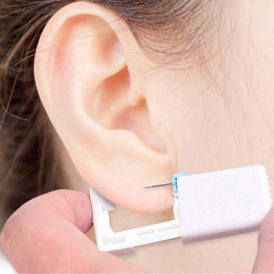 Disposable Ear Piercing Gun Piercing Kit Tool Stud Sterile Portable Ear Nose Piercing Kit For Salon Home Piercing Men And Women - Multicolor - View 1
