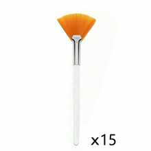 15 Cọ Quạt Cọ Thoa Mặt Mềm Cọ Thoa Axit Dụng Cụ Trang Điểm Mỹ Phẩm Chăm Sóc Da Cho Kem Bùn - Nhiều màu - Xem 15