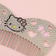 Sanrio 1 pièce Peigne à cheveux mignon Hello chat de Sanrio, accessoire de mode pour cheveux dessin animé, outil de coiffure populaire