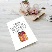 1pc Funny Birthday Card - Adult Sarcastic Celebration Note, Ideal For Best Friends, Siblings, Spouse, Parents, Partner - Unique Memorabilia, 5*7in - With Envelope,Christmas