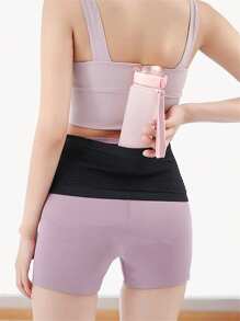 (S:Suitable For Waist Circumference Of 50-75cm/M:Suitable For Waist Circumference Of 60-85cm/L:Suitable For Waist Circumference Of 70-95cm/XL:Suitable For Waist Circumference Of 80-110cm) 1 Pc Seamless Invisible Running Sports Waist Belt Bag, High Elasticity Mobile Phone Bag, Multifunctional Morning Run, Outdoor Fitness Gym Packet, Men's And Women's Professional Non Shaking Waist Belt Pouch For Fitness Jogging Cycling Flat Fanny Pack Travel - Multicolor - View 11