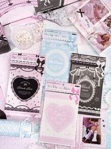 (30 sztuk/opakowanie wysyłane losowo) Słodkie tło koronkowe do pamiętnika, motyw Dream River