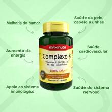 Complexo B 100% IDR com 60 Cápsulas Maxinutri - Outros - Visão 3