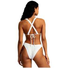 RVCA Palm Grooves Me Wpw Full Bikini For Women In White ✅ Delivery 24/72h To Spain (Peninsula)