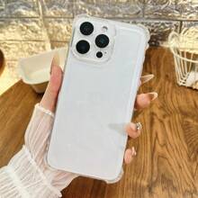 Funda de teléfono a prueba de choques con cojín de aire, adecuada para Apple 15 ProMax/16/14/13/12/X/16 PRO/11/12 PRO/15 PRO, minimalista, nueva y suave, anti explosión