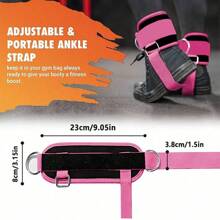 1 Pair Yoga Ankle Support Straps, High-Intensity Exercise Assistive Equipment, Adjustable Foot Strap Design, Suitable For Yoga To Enhance Flexibility And Strength, Protect Ankle, Help Yoga Enthusiasts Practice More Effectively And Improve Pose Depth And Stability