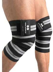 GOGI SPORTS Knee Wraps Premium Quality Crossfit Gym Knee Bandages
