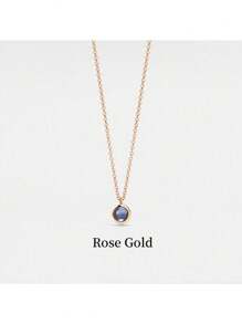 1pc Customized Photo Projection Necklace, Angel's Tear Stainless Steel Pendant With Personalized Photo Inside, Mother's Day Gift - Angel Tears - View 8