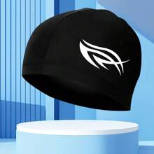 Gorro de natación elástico y transpirable, diseño antideslizante, gorro de natación de punto adecuado tanto para hombres como para mujeres, excelente para la piscina, la playa y actividades de verano, artículos esenciales de playa, accesorios de playa, flotador de piscina