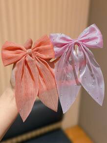 23 - Piece Set Of Gentle Mori Style Flowing Bow Hair Clips - Versatile For Dates And Commuting