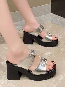 女士高跟凉鞋，新款春夏连衣裙，婚鞋，透气防滑软底高跟凉鞋，粗跟中跟百搭显瘦沙滩鞋，厚底透气防滑软底凉鞋，时尚平底网红女士凉鞋