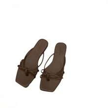 Women Flat Sandals - 金色 - 查看 7