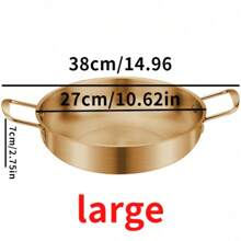 Stainless Steel Soup Pot, Korean Ramen Pot, Seafood Pot, Suitable For Induction Cooktop, Electric Stove, Cooking Instant Noodles, Hot Pot