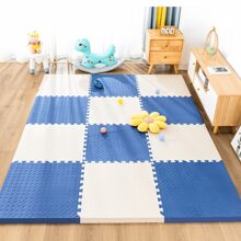 Family Living Floor Foam Mat, Ideal Gift, Colorful Seamless Splicing For Multiple Uses, Create And Build A Safe Game Area Interlocking Puzzle, Can Build A Variety Of Shapes, Indoor And Outdoor Puzzle Game Mat, And Floor, Waterproof And Stain-Resistant, Suitable For Home Floor Decoration, Gym Floor, Outdoor Activities, Holiday PARTY Gatherings, Wedding Activities
