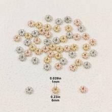 500pcs 6mm Snowflake CCB Plastic Beads For Jewelry Making Handmade DIY Bracelet Accessories