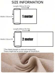 1 pieza de tela mezclada de lino, textura tejida a rayas, tela para coser ropa DIY