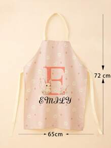 1 pieza Delantal de lino personalizado con texto personalizado, personalizado para hombres y mujeres, delantal de cocina para chef, delantal de cocina personalizado para familia, amigos, mascotas, aniversario, fiestas, Día del Padre, San Valentín, Día de la Madre, cumpleaños, boda