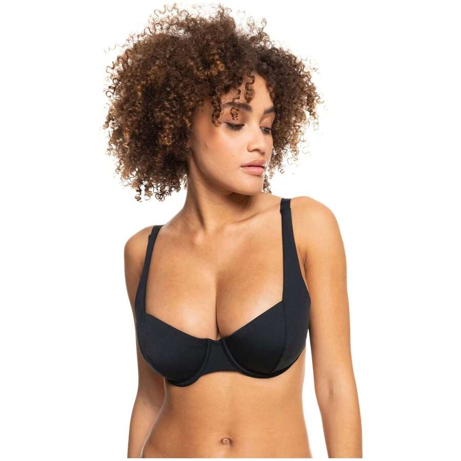 Roxy Be Classic DC Bikini Top For Women In Black ✅ Delivery 24/72h To Spain (Peninsula) - Black - View 1