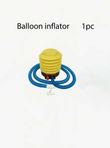 1/2 pezzi portatile gonfiatore per palloncini, gonfiatore a piede ad alta pressione per palloncini, pompa portatile a mano moderna per gonfiare palloncini da festa, gonfiatore portatile a pressione per palloncini, gonfiatore manuale in plastica per palloncini da matrimonio, gonfiatore a piede o a pressione manuale, perfetto per palloncini e anelli da nuoto, forniture per feste, forniture per le vacanze