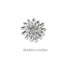 Handmade Crystal Water Drop Decor Cloth Patch, Small Size For DIY Clothes, Shoes, Bags Embellishment