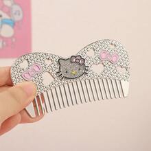 Sanrio 1 pièce Peigne à cheveux mignon Hello chat de Sanrio, accessoire de mode pour cheveux dessin animé, outil de coiffure populaire
