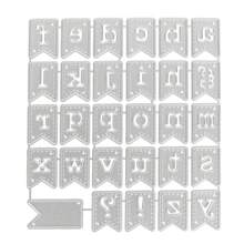 1pc Letter Symbol Banner Metal Cutting Dies Stencils For DIY Scrapbooking Decorative Embossing Handcraft Die Cutting Template Mold