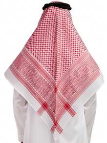 1pc Lightweight Jacquard Headband Scarf, Breathable