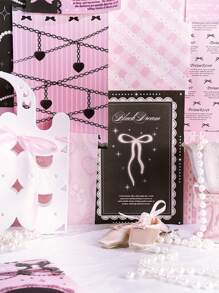 (30 sztuk/opakowanie wysyłane losowo) Słodkie tło koronkowe do pamiętnika, motyw Dream River