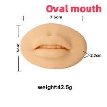 Modèle en silicone avec caractéristiques sensorielles artificielles humaines. Oreilles, yeux, bouche, nez pour l'enseignement, la pratique, le choix des oreilles, l'acupuncture des oreilles, les boucles d'oreilles, les appareils auditifs. Modèle en gel de silice.