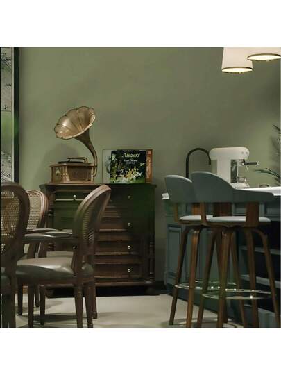 Roll Groen Wallpaper, Home Removable Waterproof Vinyl Peel Stick Kitchen, Bedroom, Living Room, Countertop, Furniture Wand Art Bedroom Stickers Room Paper ations Office Items Bathroom ation Stuff Ho Wallpapers view 3