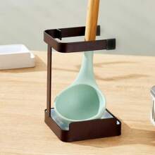 1pc Creative Multifunctional Kitchen Chopstick Spoon Holder Stand, Desktop Storage Rack No-Drill
