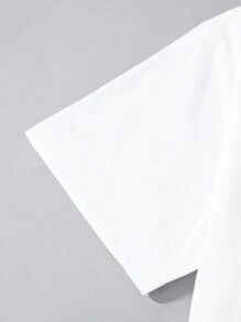 Howell Women's Fashion T-Shirt With Soul Train Graphic, Colorful Casual Crew Neck Short Sleeve T-Shirt - White - View 5