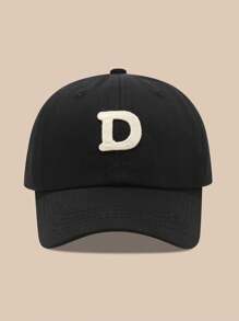 1pc Women/Men 26 Letters Baseball Cap Sun Hat, Suitable For Outdoor Daily Wear & Sunscreen