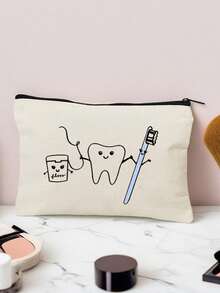 Túi đựng bàn chải đánh răng, túi hoạt hình in hình răng, túi đựng mỹ phẩm cho nữ, túi đựng bút chì đi học, túi đựng đồ vệ sinh cá nhân khi đi du lịch, túi đựng quà Giáng sinh cho trẻ em túi đựng đồ trang điểm túi đựng đồ trang điểm hộp đựng đồ trang điểm hộp đựng đồ trang điểm hộp đựng đồ trang điểm - Nhiều màu - Xem 6