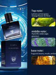 50ml Dreamfall Men's Cologne Pheromone Fragrance, Vetiver & Sandalwood Scent, Non-Irritating, Black Roll-On Essential Oil, Suitable For Dates & Business, Natural Long-Lasting Aroma, Best Gift For Men