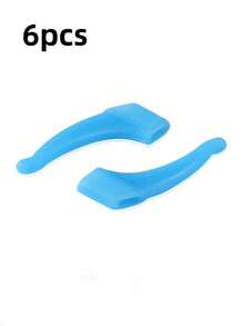 6 stuks siliconen brilhouder, antislip sportbrilstabilisator, siliconen antislip oorclips geschikt voor leesbrillen, zonnebrillen, sportbrillen