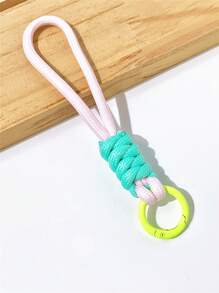 1pc Colorful Keychain Lanyards, Keyring, Phone Accessories, Short Leash Clips, Cellphone Case Keychain Gift Souvenir Car Accessories Bag Charm School Cute Goth Y2k - Color - View 20