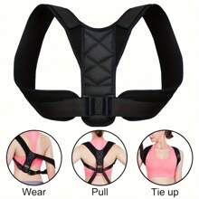 1 Stück Haltungskorrektur für Männer im Herbst/Winter - Verstellbar, atmungsaktive orthopädische Stütze - Nahtlose Unterstützung für Oberkörper, Wirbelsäule, Nacken & Schultern - Ideal für den täglichen Gebrauch, Schlüsselbein-Stabilisierung - Fördert eine gesunde Haltung, verhindert Runden Rücken, Trainings-Taillengurt geeignet für Workout, Zuhause, Sport und Spazierengehen