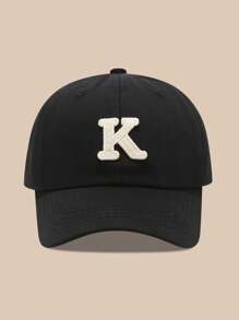 1pc Women/Men 26 Letters Baseball Cap Sun Hat, Suitable For Outdoor Daily Wear & Sunscreen