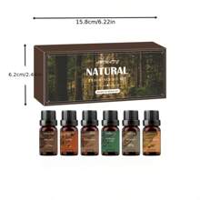 #Precio reducido por tiempo limitado Juego de 6 Aceites Esenciales de Acacia - Aceite de Fragancia Natural para Difusores, Velas y Humidificadores - Relajante Ambientador para el Hogar y el Coche, Regalo con Presentación de Escena del Bosque Exótico, Perfume de Aceite Esencial, Para Familia, Para Amigos, El Regalo Perfecto