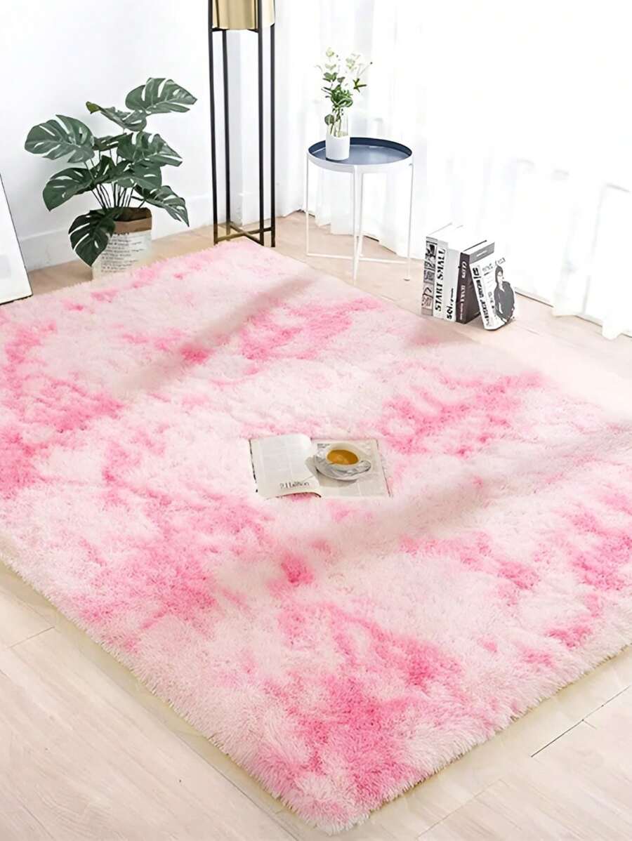 Alfombra Peluda Multicolor de 180x200 cm, Aporta Color y Comodidad a lo Grande para Transformar Tu Hogar - Alfombra Peluda de Varios Colores 180x200 cm, Confort y Estilo en Gran Formato para Espacios Modernos y Acogedores. - Rosa - Ver 1