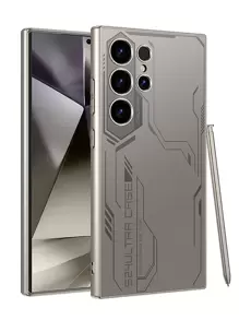 And Cool AG Technology Frosted Skin Feel S24 Ultra Anti-Drop Protective Cover Compatible With Samsung Galaxy S23 S24 S25 Ultra Case - Titanium Gray - View 1