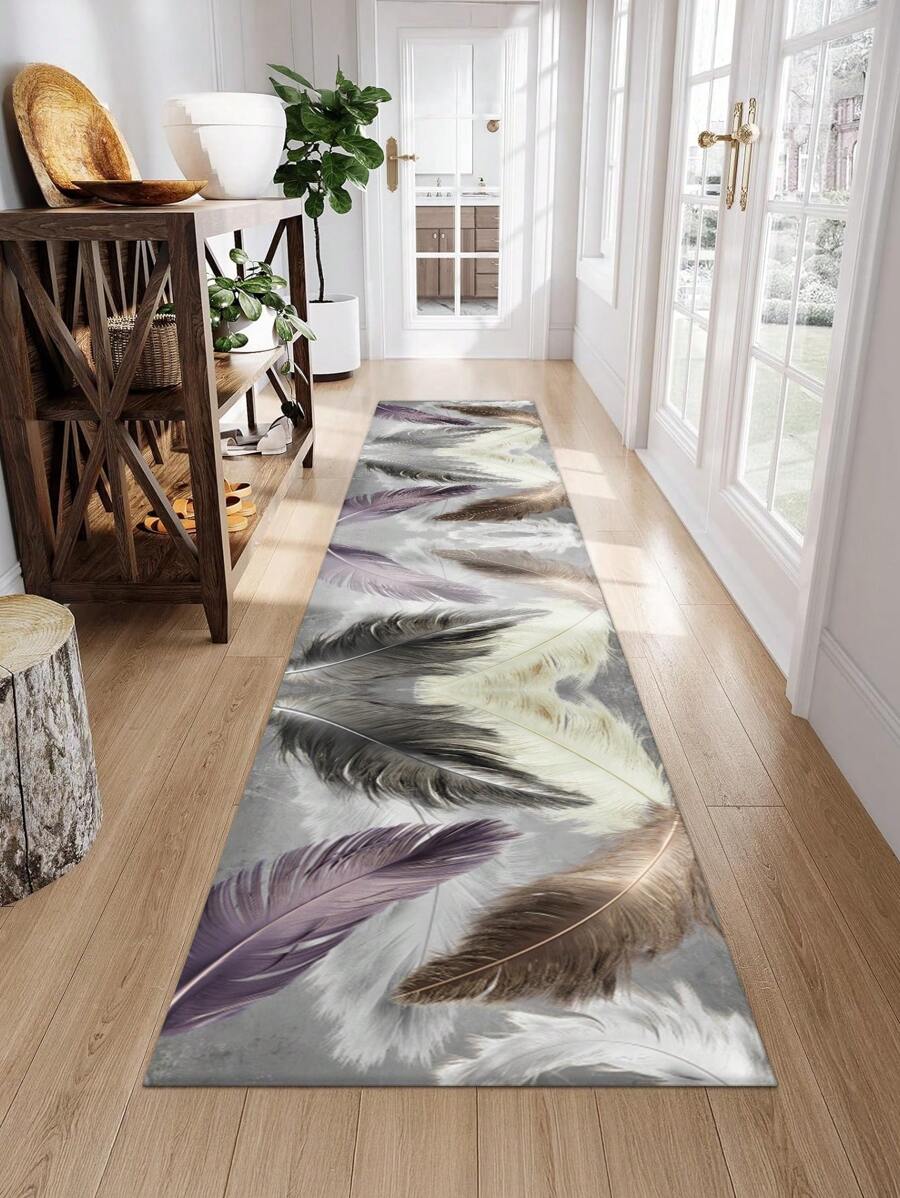 现代简约厨房、卧室、门厅、入口、客厅、咖啡桌、楼梯可机洗地毯