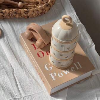 Caja portátil de almacenamiento de leche en polvo para bebés, estilo INS, dispensador de fórmula infantil, recipiente sellado a prueba de humedad con diseño de dibujos animados para alimentos de niños pequeños